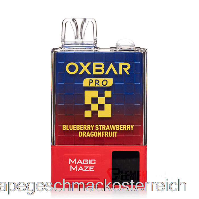 Oxbar Magic Maze Pro 10000 Einweg-Blaubeer-Erdbeer-Drachenfrucht-Vape-Geschmack